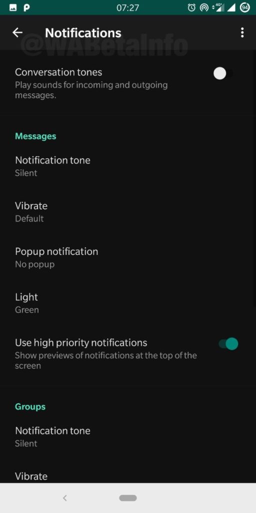 WhatsApp для Android: появилась темная тема (фото), уже можно скачать